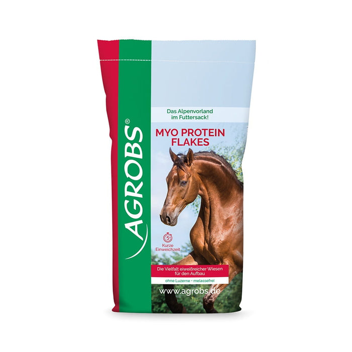 Pasza Agrobs Myo Protein Flakes płatki białkowe na przyrost masy mięśniowej 20 kg - Cavalo