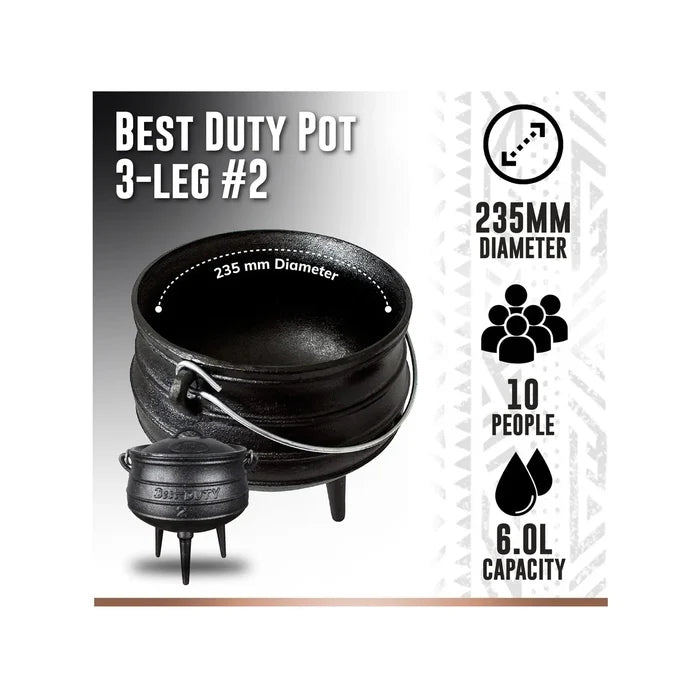 Best Duty - Potjie No.2 - 3 Legged