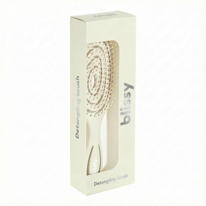 Blissy Cream Silk Blissy Detangling Brush Detail –