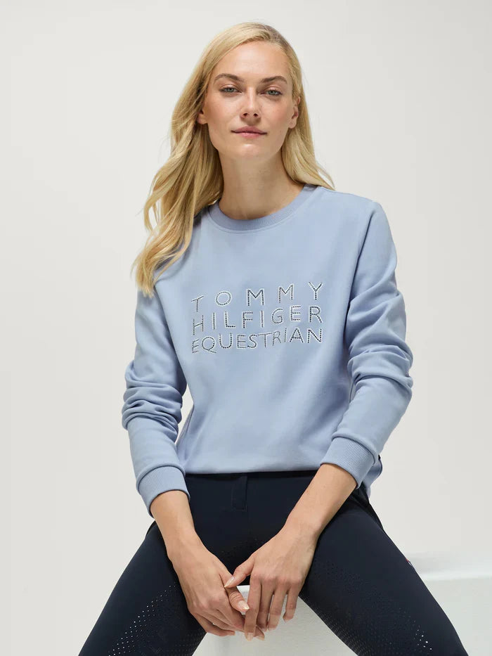 Bluza Tommy Hilfiger Belair Rhinestone Sweet Blue