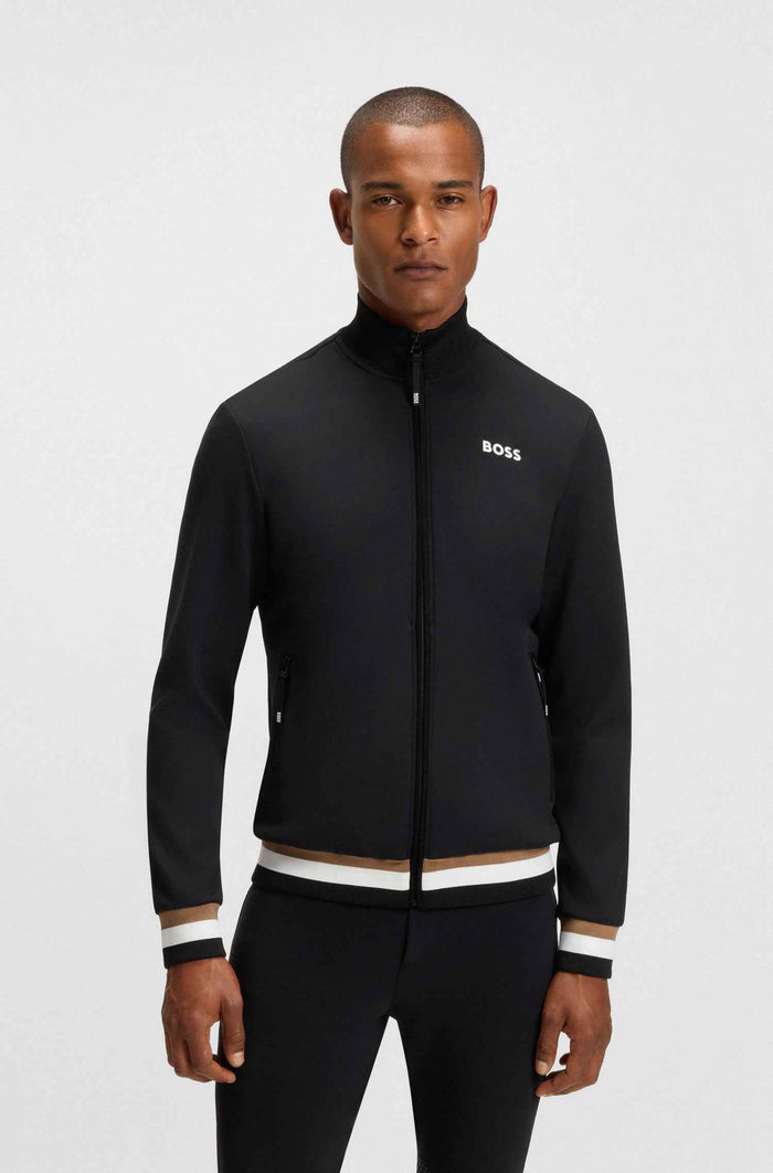 BOSS Equestrian Bluza funkcjonalna SAMMY Black SS 2026