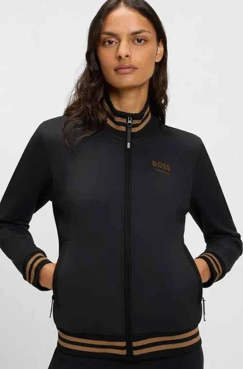 BOSS Equestrian Bluza techniczna damska Ava Black