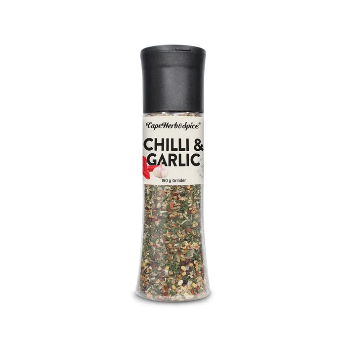 Cape Herb & Spice - Large Grinder Chilli Garlic 190g