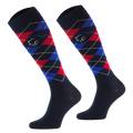 Comodo podkolanówki jeździeckie cienkie Karo Multicolor - Cavalo