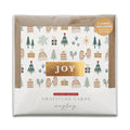 Cozy Winter "JOY" Holiday Gratitude Greeting Cards (Set of 2) — Pay-It-Forward Christmas Card