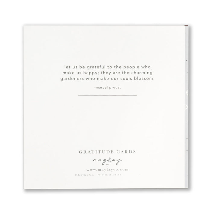 Cozy Winter "JOY" Holiday Gratitude Greeting Cards (Set of 2) — Pay-It-Forward Christmas Card