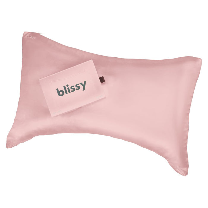 King Pink Crescent Pillowcase – Blissy Premium Silk