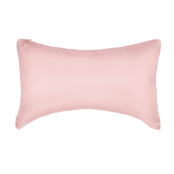 Blissy Mulberry Silk Crescent Pillowcase – Pink King