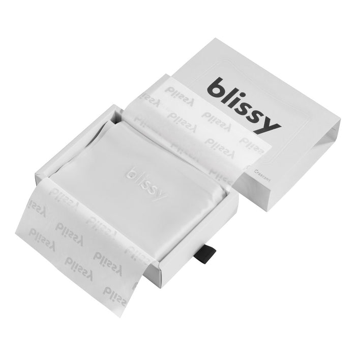 Blissy Mulberry Silk Crescent Pillowcase – Silver King