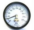 D21929 Porter Cable  Air Compressor Gauge  2" - 300psi  1/8"npt  Back Mount