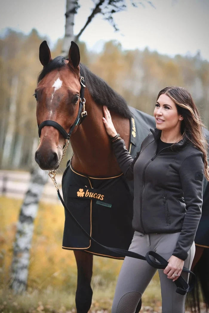Derka Bucas Irish Turnout 0g Navy/Gold - Cavalo