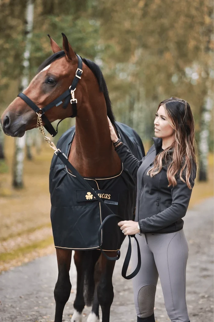 Derka Bucas Irish Turnout 0g Navy/Gold - Cavalo