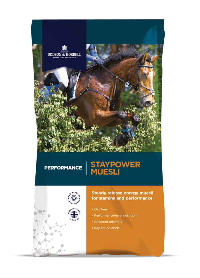 Dodson & Horrell  Staypower Muesli 20kg dla koni w intensywnym treningu - Cavalo