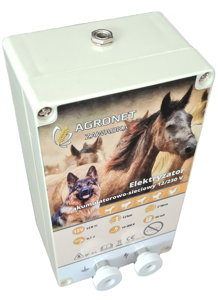 Elektryzator 230/12V Agronet AS200 Dual 0,7J - Cavalo