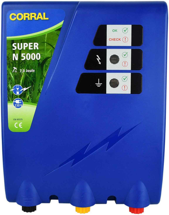 Elektryzator sieciowy Corral N 5000, na dziki, dla koni, byków, bydła, owiec i kóz, 7,0 J