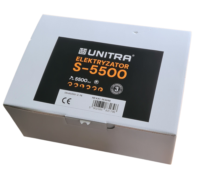 Elektryzator sieciowy Unitra S 5500 dla koni dzikiej zwierzyny 5,5 J