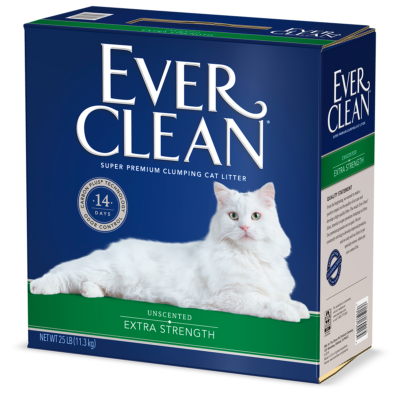 Ever Clean Extra Strength Unscented Cat Litter (25 Lb)