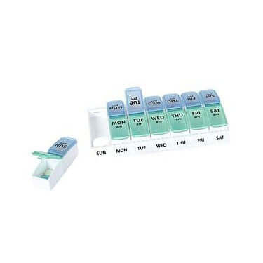 EZY Dose Weekly AM/PM Travel Pill Planner, Large