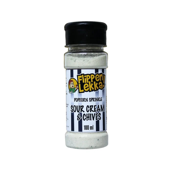 Flippen Lekka Popcorn Sprinkle Sour Cream & Chives 100ml