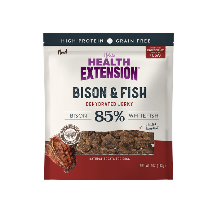 Health Extension Bison & Fish Jerky Dog Treats