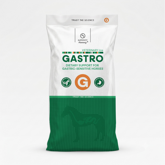 Hippovet VETERINARY Line GASTRO 20 kg – niskoskrobiowa pasza dla koni z wrażliwym układem pokarmowym