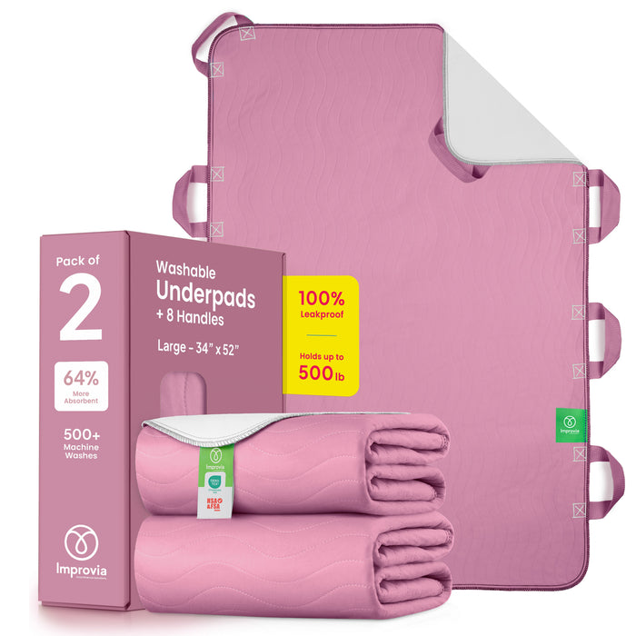 2 Pack / Pink & White