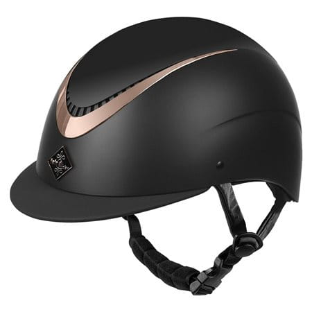 Kask Fair Play APOLEUS RG Rosegold czarny - Cavalo