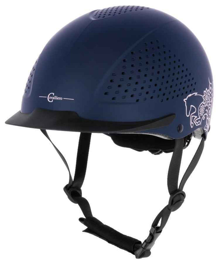 Kask jeździecki Beauty 2.0, szary Covalliero