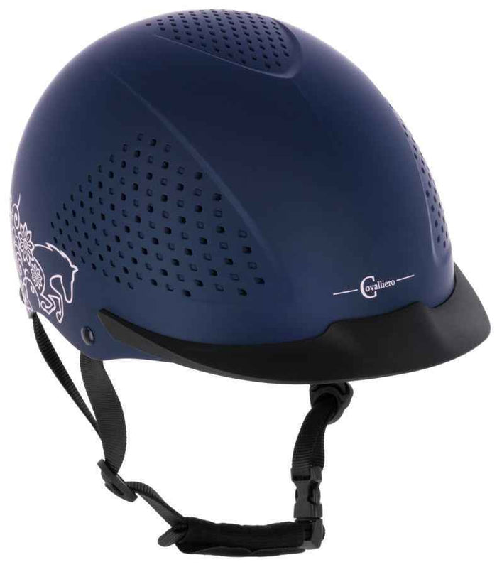 Kask jeździecki Beauty 2.0, szary Covalliero