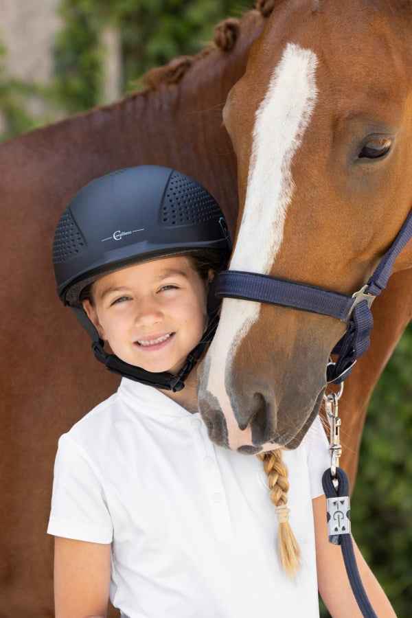 Kask jeździecki Beauty 2.0, szary Covalliero