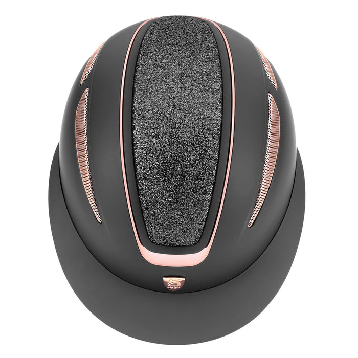 Kask jeździecki Tattini Ariete Pink Gold - Cavalo