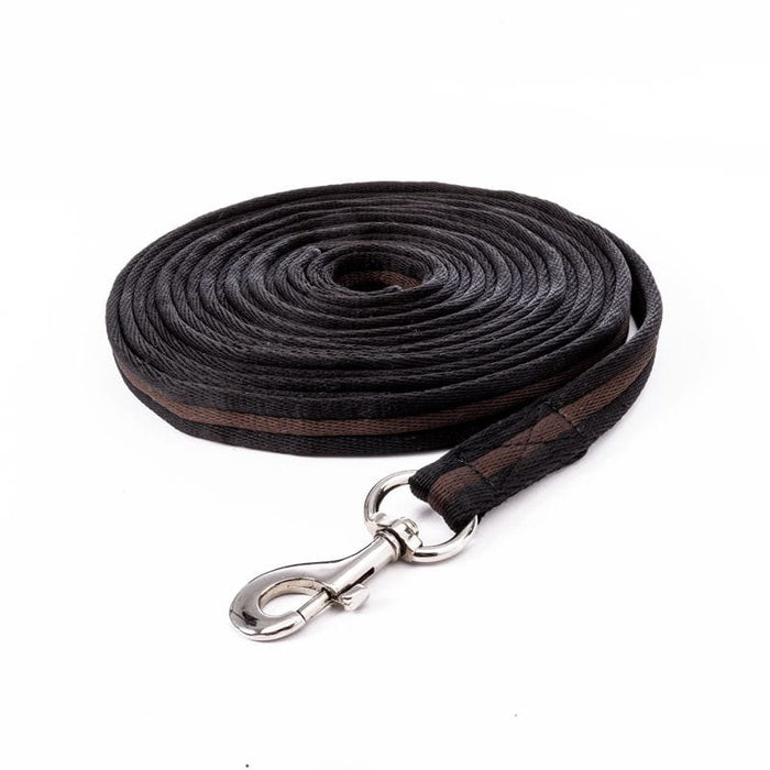 KAVALKADE Lonża BlackDuo czarny / brązowy - Cavalo