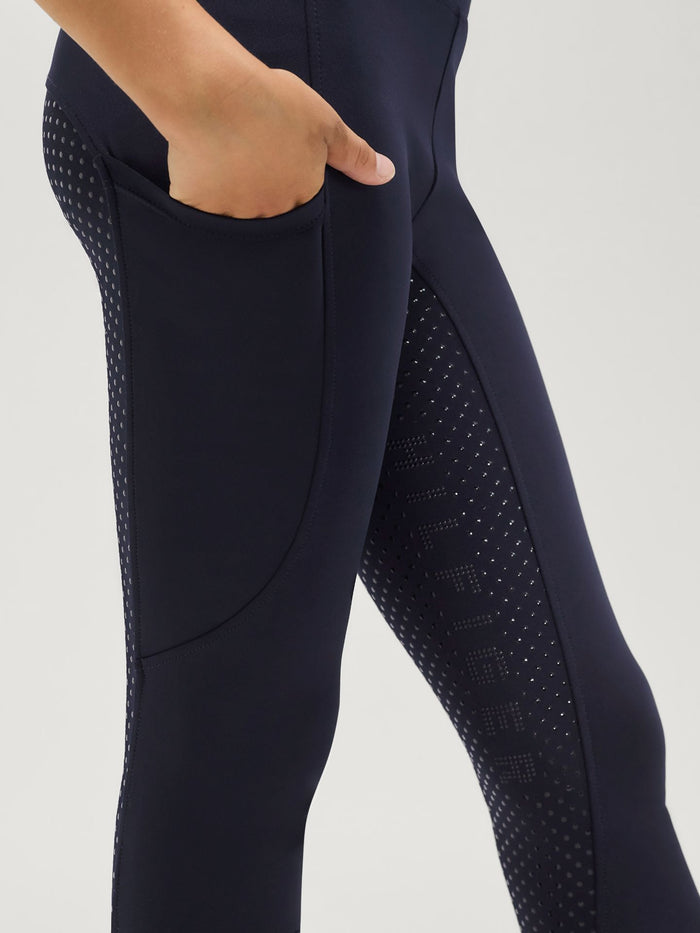 Legginsy młodzieżowe Tommy Hilfiger Devon Full Grip Desert Sky