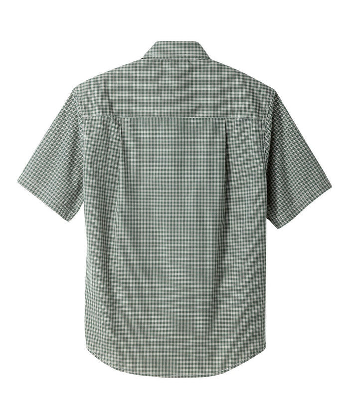 Magnetic Buttons Men's Short Sleeve Shirt