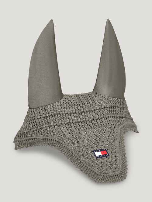 Nauszniki dla konia Tommy Hilfiger Equestrian Lexington Fly Hood Ash