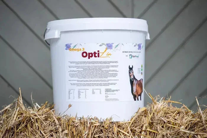 Omega 3 OptiLin 9kg szybkie siemię lniane dla koni - Cavalo