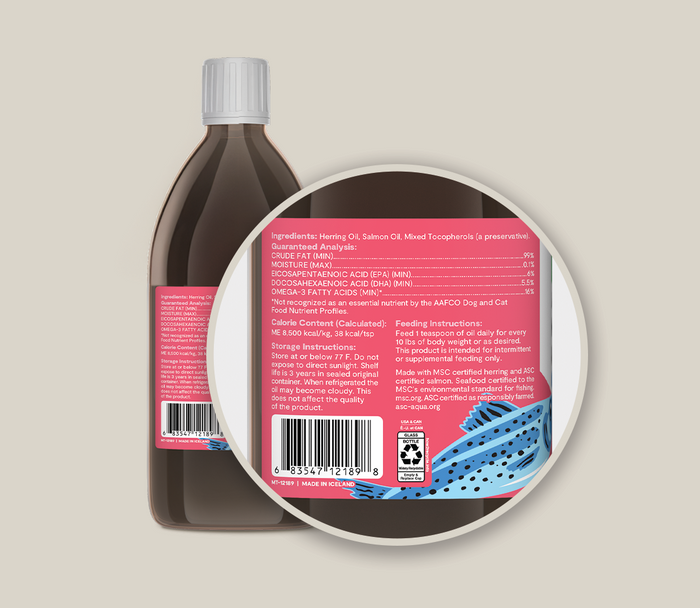 Open Farm Icelandic Herring & Salmon Oil For Dogs