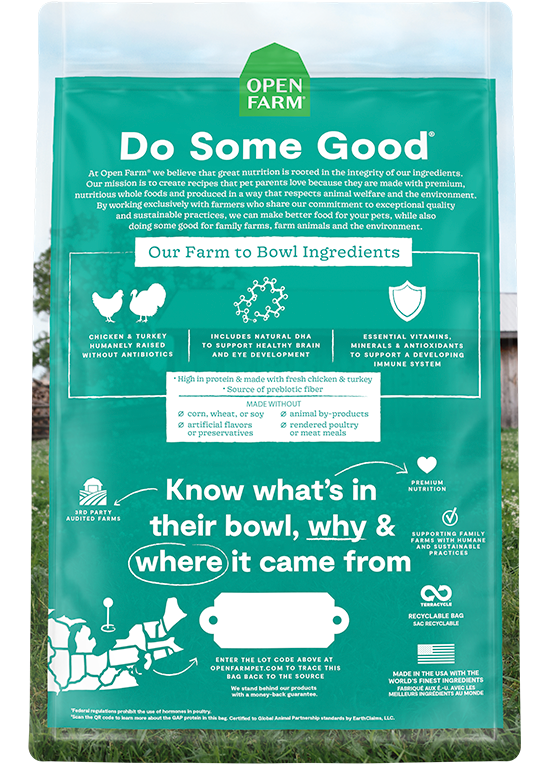Open Farm Kitten Grain-Free Chicken & Turkey Recipe Dry Cat Food