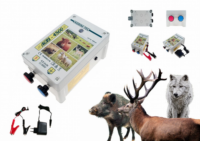 Pastuch elektryczny polski elektryzator uniwersalny Agri 4500 - 4,8 Juli - Cavalo