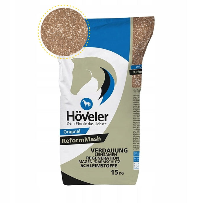 Pasza HOVELER Original Reformmash Mesz 15 kg - Cavalo