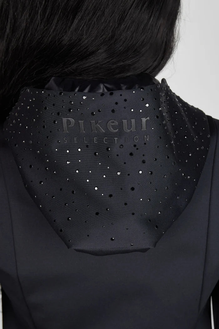 PIKEUR bluza polarowa z kapturem na zamek FLEECE JACKET black SS 2026