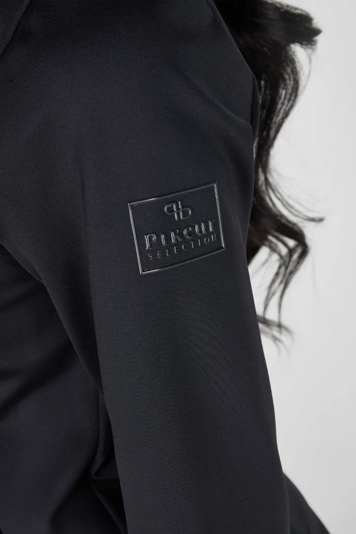 PIKEUR bluza polarowa z kapturem na zamek FLEECE JACKET black SS 2026