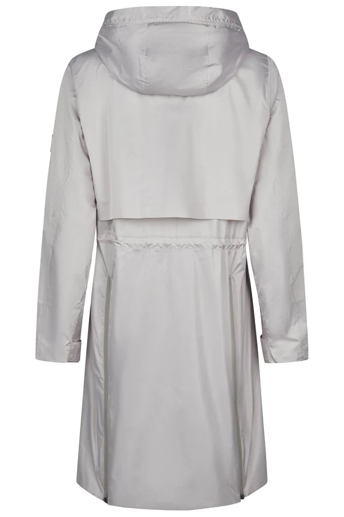 PIKEUR płaszcz RAINCOAT 1021 pearl gray SS 2026