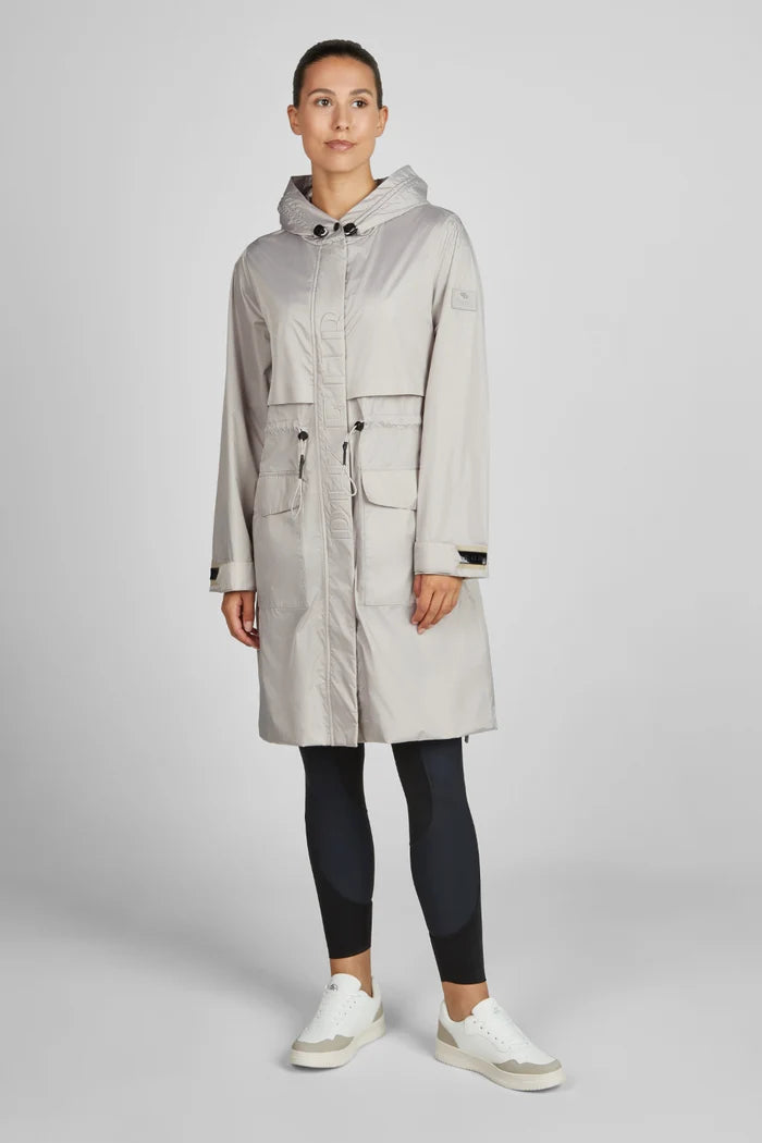 PIKEUR płaszcz RAINCOAT 1021 pearl gray SS 2026
