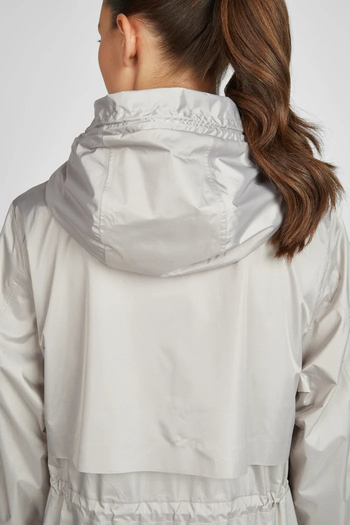 PIKEUR płaszcz RAINCOAT 1021 pearl gray SS 2026