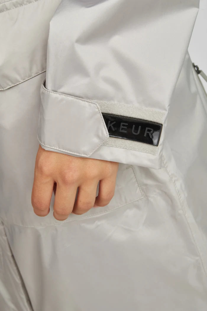 PIKEUR płaszcz RAINCOAT 1021 pearl gray SS 2026