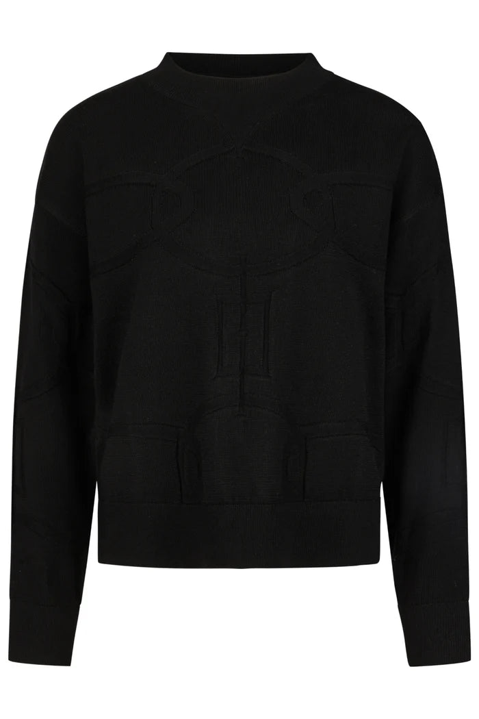 Pikeur Bluza  Knitted Pullover 8286 Selection A/W 2025 Black - Cavalo