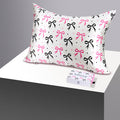 Blissy Queen Dancing Bows Pillowcase – 22 Momme Mulberry Silk, 100% Silk