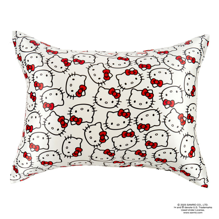 Blissy Hello Kitty- Queen Silk Pillowcase Detail –