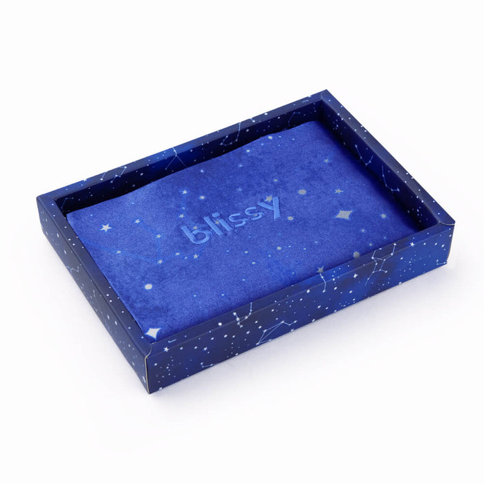 Blissy Night Sky Silk Pillowcase Detail – Queen
